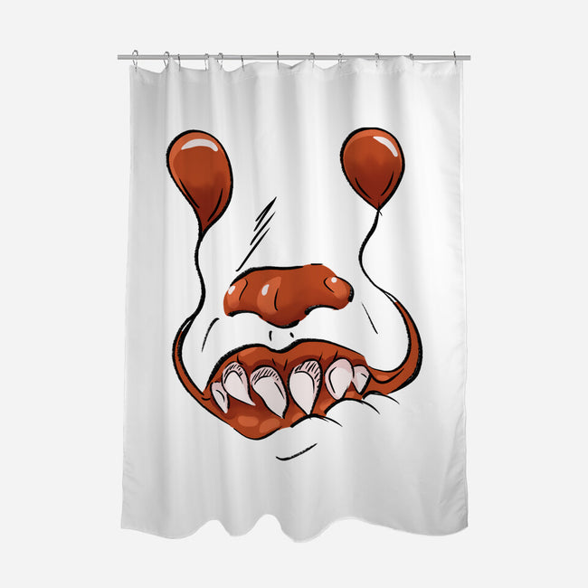 Balloon Eyes-None-Polyester-Shower Curtain-nickzzarto