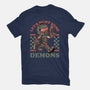Game Mascot Demon Slayer-Womens-Fitted-Tee-Studio Mootant