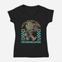 Game Mascot Space Engineer-Womens-V-Neck-Tee-Studio Mootant