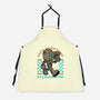Game Mascot Space Engineer-Unisex-Kitchen-Apron-Studio Mootant