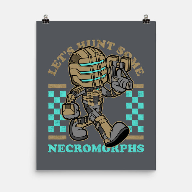 Game Mascot Space Engineer-None-Matte-Poster-Studio Mootant