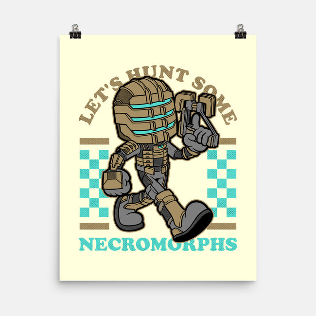 Game Mascot Space Engineer-None-Matte-Poster-Studio Mootant