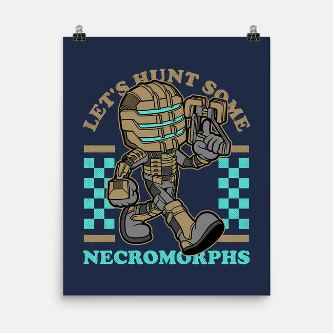 Game Mascot Space Engineer-None-Matte-Poster-Studio Mootant