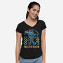 Game Mascot RPG Marine-Womens-V-Neck-Tee-Studio Mootant