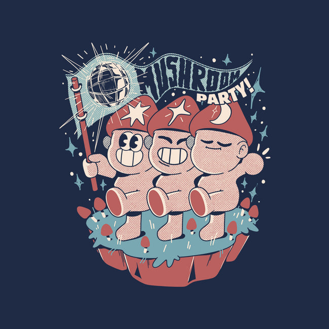 Mushroom Party-Unisex-Crew Neck-Sweatshirt-ilustrata