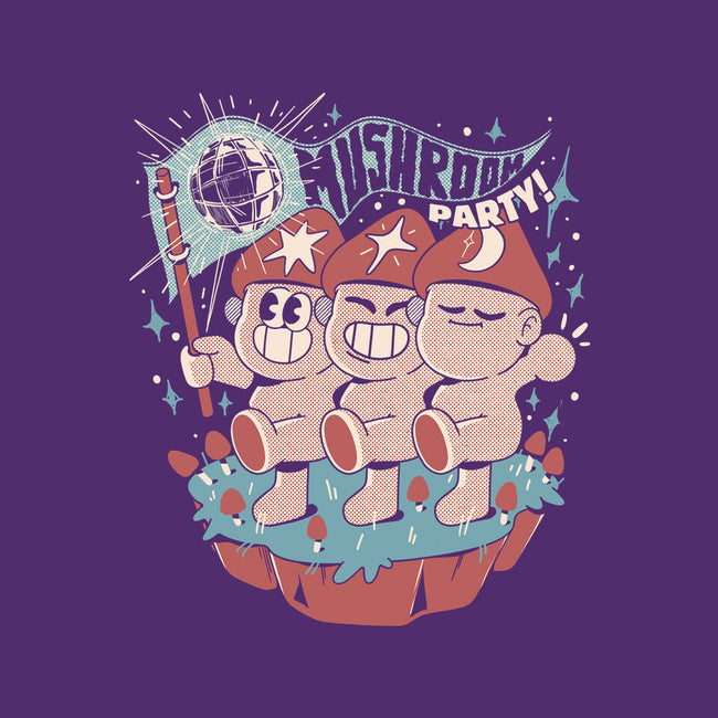 Mushroom Party-Unisex-Crew Neck-Sweatshirt-ilustrata