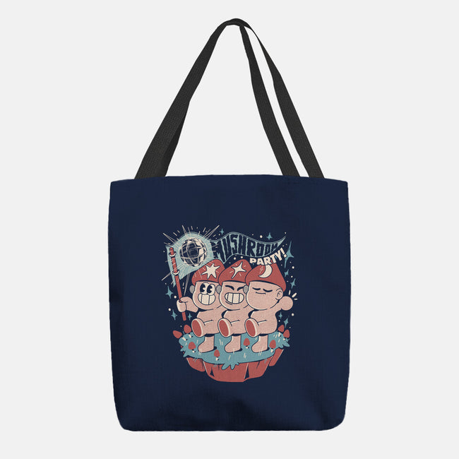 Mushroom Party-None-Basic Tote-Bag-ilustrata