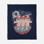 Mushroom Party-None-Fleece-Blanket-ilustrata