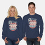 Mushroom Party-Unisex-Crew Neck-Sweatshirt-ilustrata