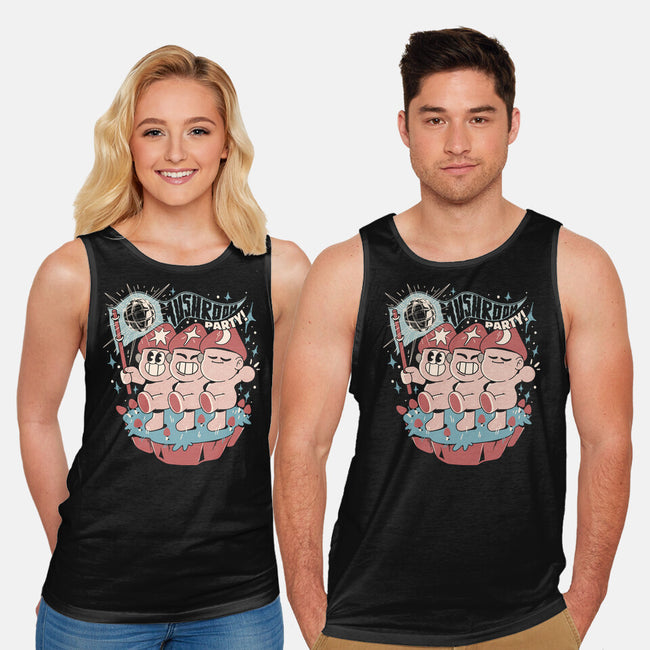 Mushroom Party-Unisex-Basic-Tank-ilustrata