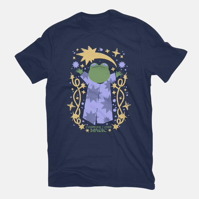 Everyone Loves Magic-Womens-Fitted-Tee-ilustrata