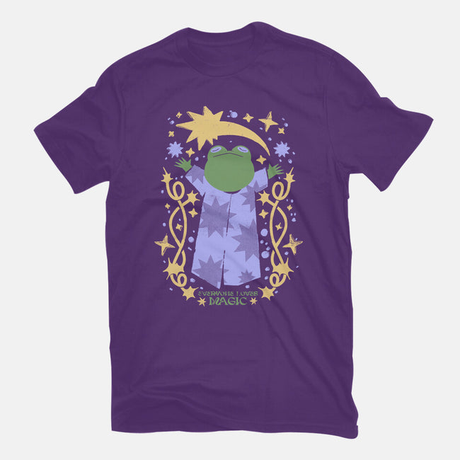Everyone Loves Magic-Womens-Fitted-Tee-ilustrata