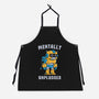Mentally Unplugged-Unisex-Kitchen-Apron-GODZILLARGE