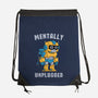 Mentally Unplugged-None-Drawstring-Bag-GODZILLARGE