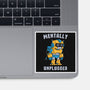 Mentally Unplugged-None-Glossy-Sticker-GODZILLARGE