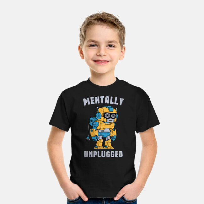 Mentally Unplugged-Youth-Basic-Tee-GODZILLARGE