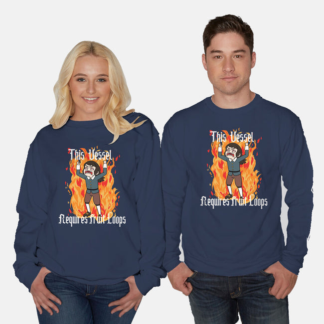 Feed Me Katherine-Unisex-Crew Neck-Sweatshirt-SeamusAran