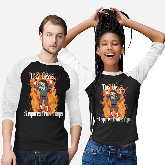 Feed Me Katherine-Unisex-Baseball-Tee-SeamusAran