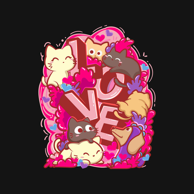Meow Love-Mens-Basic-Tee-bloomgrace28