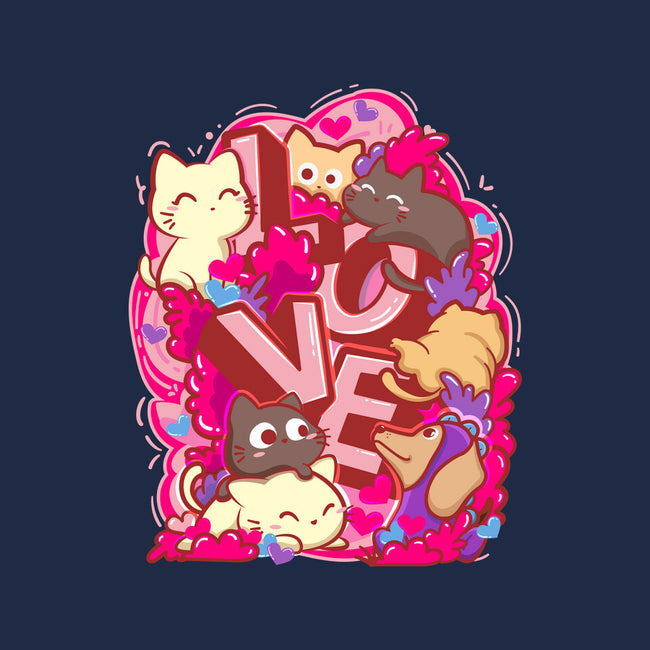 Meow Love-Mens-Long Sleeved-Tee-bloomgrace28