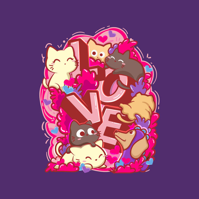 Meow Love-Mens-Basic-Tee-bloomgrace28