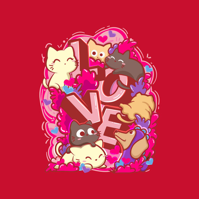Meow Love-Mens-Basic-Tee-bloomgrace28