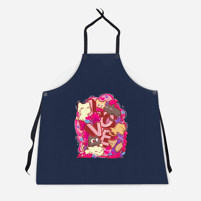 Meow Love-Unisex-Kitchen-Apron-bloomgrace28