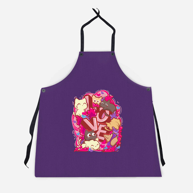 Meow Love-Unisex-Kitchen-Apron-bloomgrace28