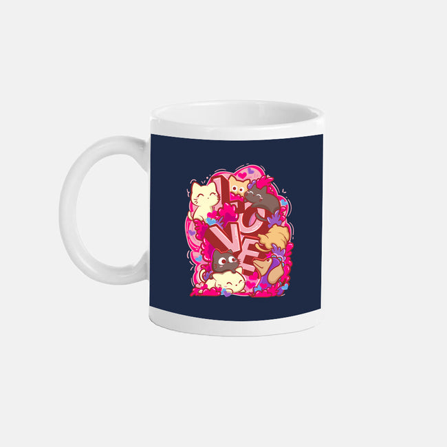 Meow Love-None-Mug-Drinkware-bloomgrace28