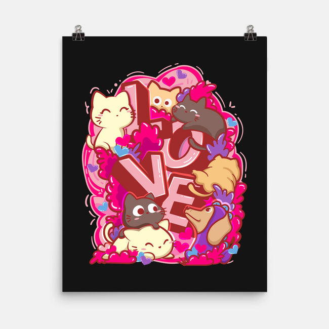 Meow Love-None-Matte-Poster-bloomgrace28