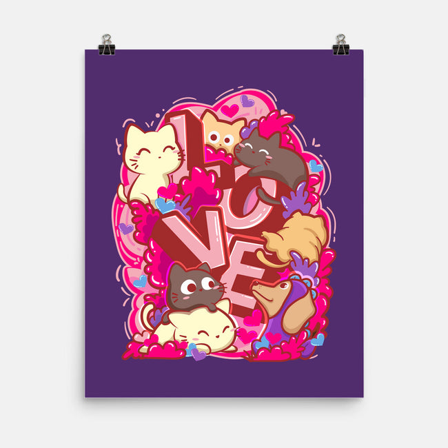 Meow Love-None-Matte-Poster-bloomgrace28