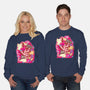 Meow Love-Unisex-Crew Neck-Sweatshirt-bloomgrace28