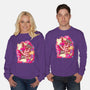 Meow Love-Unisex-Crew Neck-Sweatshirt-bloomgrace28
