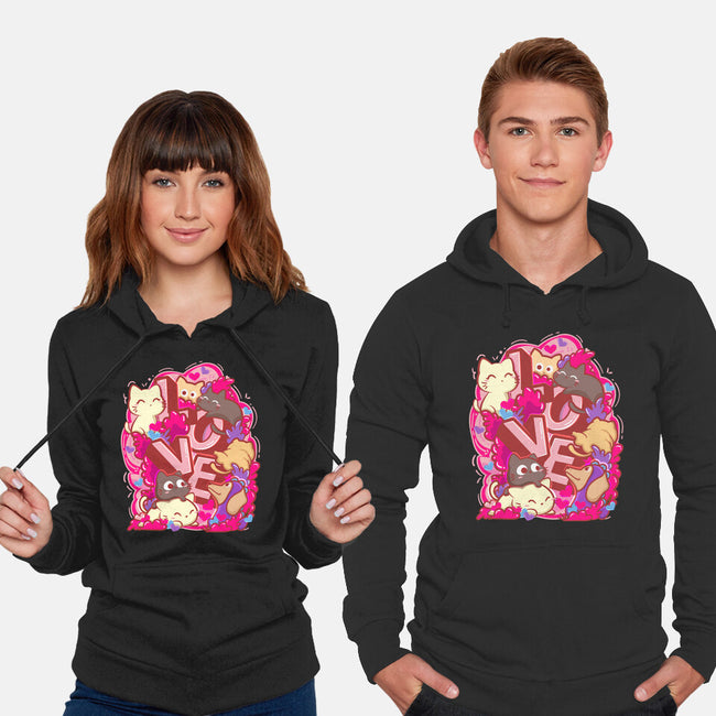 Meow Love-Unisex-Pullover-Sweatshirt-bloomgrace28