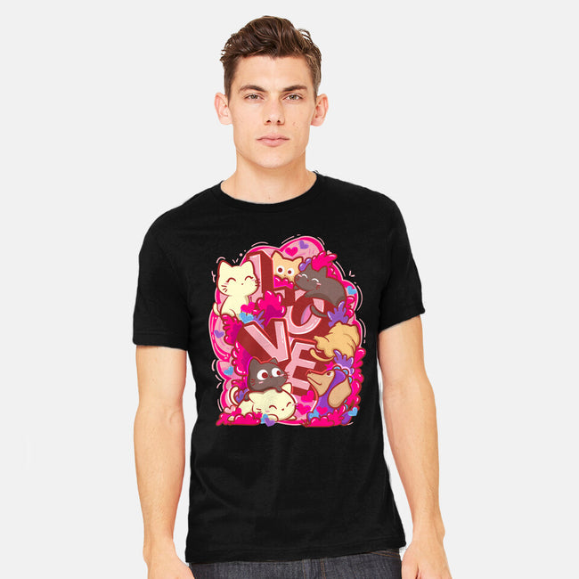 Meow Love-Mens-Heavyweight-Tee-bloomgrace28