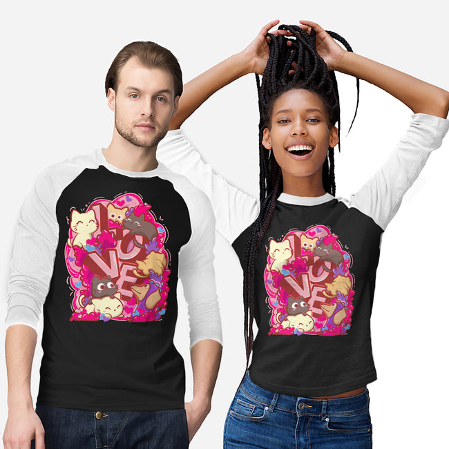 Meow Love-Unisex-Baseball-Tee-bloomgrace28
