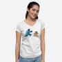 Cookie Motivation-Womens-V-Neck-Tee-erion_designs