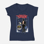 Darth Trader-Womens-V-Neck-Tee-Tri haryadi