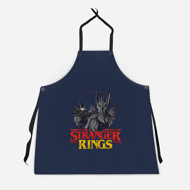 Stranger Rings-Unisex-Kitchen-Apron-fanfabio