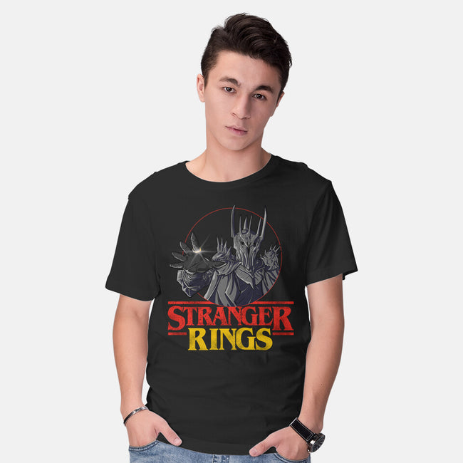 Stranger Rings-Mens-Basic-Tee-fanfabio