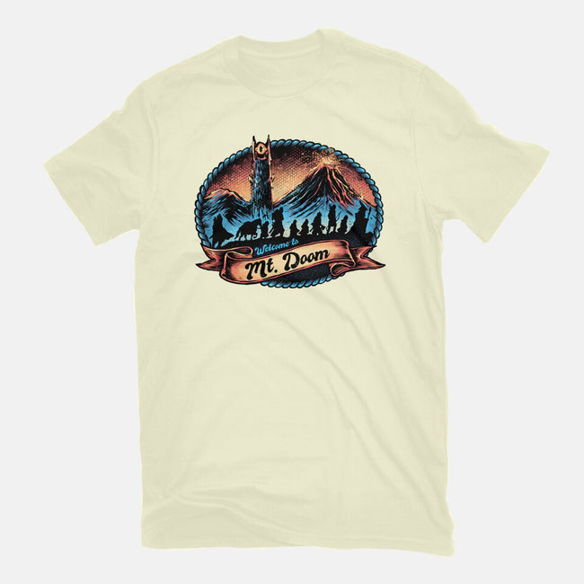 Welcome To Mt Doom-Mens-Premium-Tee-glitchygorilla