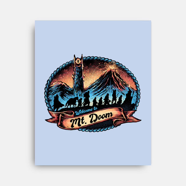 Welcome To Mt Doom-None-Stretched-Canvas-glitchygorilla