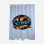 Welcome To Mt Doom-None-Polyester-Shower Curtain-glitchygorilla
