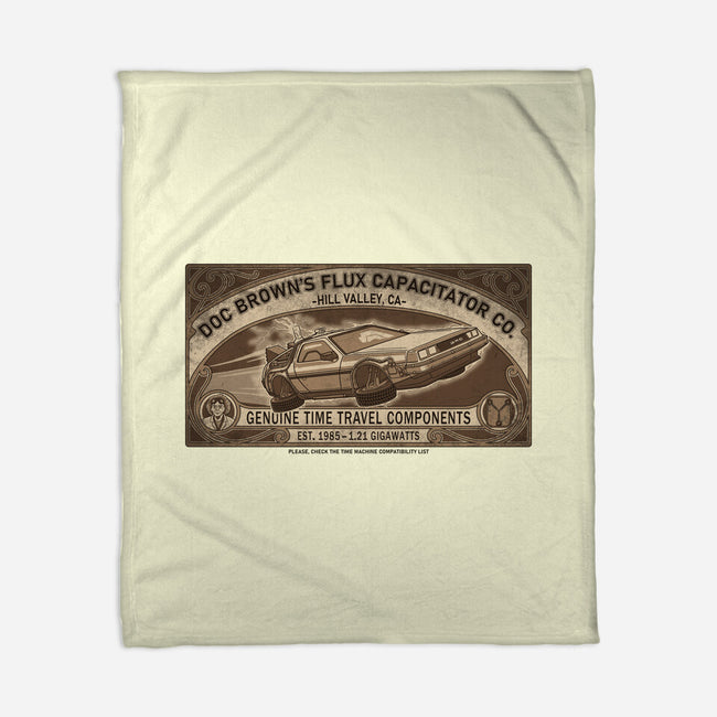Flux Capacitator Co-None-Fleece-Blanket-JCMaziu
