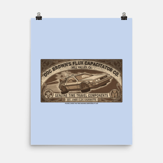 Flux Capacitator Co-None-Matte-Poster-JCMaziu