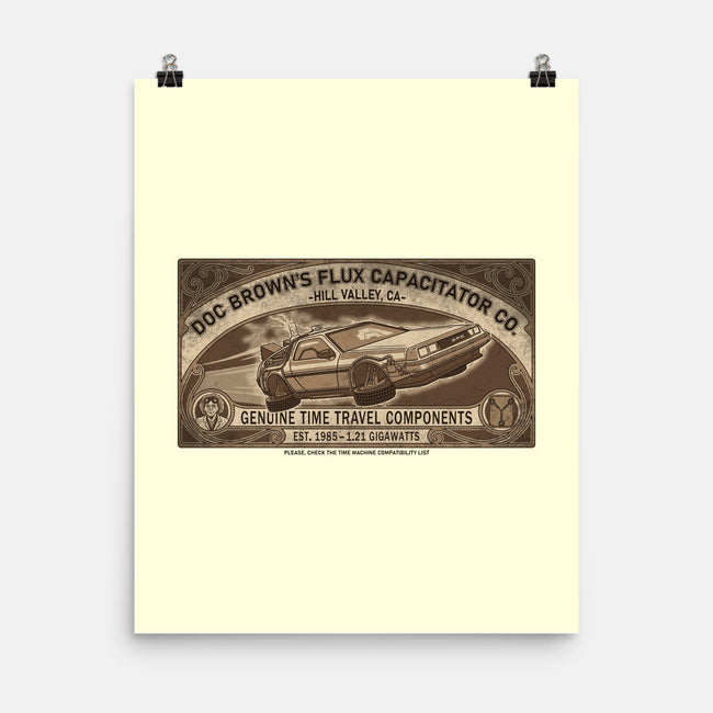 Flux Capacitator Co-None-Matte-Poster-JCMaziu