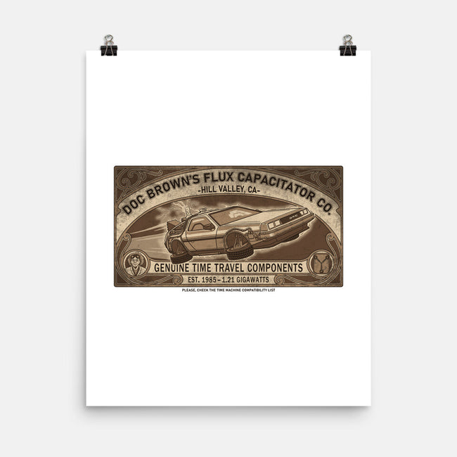 Flux Capacitator Co-None-Matte-Poster-JCMaziu