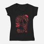 Tonight We Hunt-Womens-V-Neck-Tee-eduely