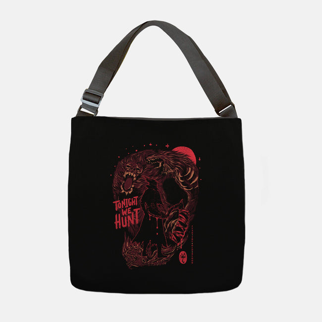 Tonight We Hunt-None-Adjustable Tote-Bag-eduely