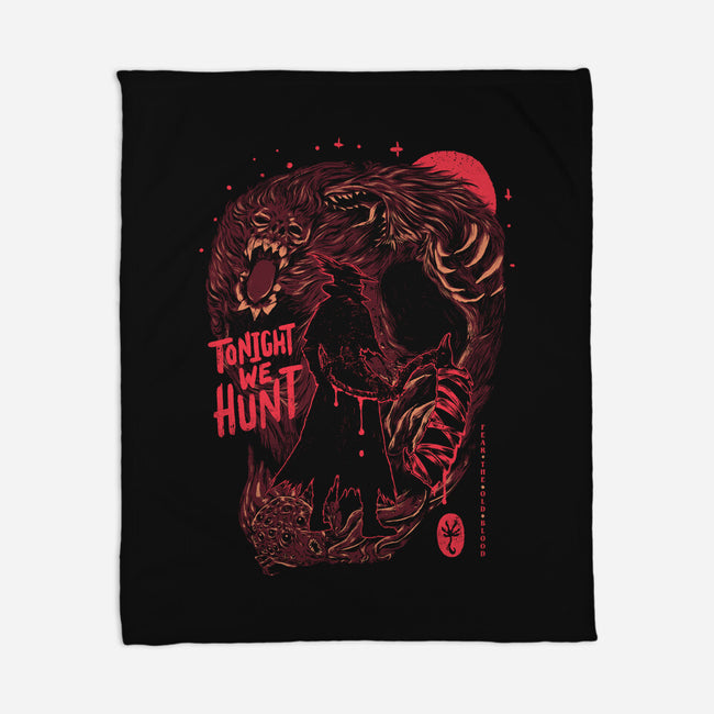 Tonight We Hunt-None-Fleece-Blanket-eduely